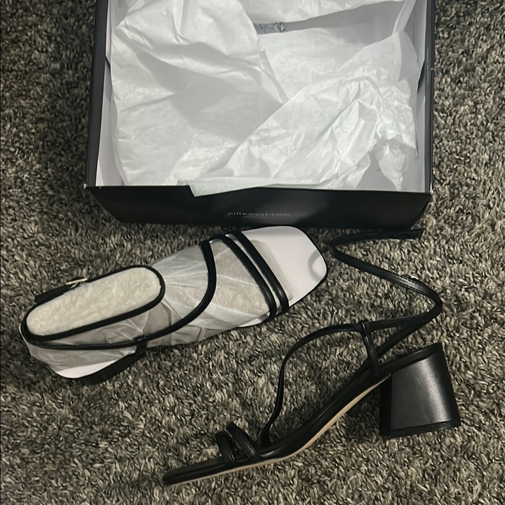 Nine West Black Block Heel